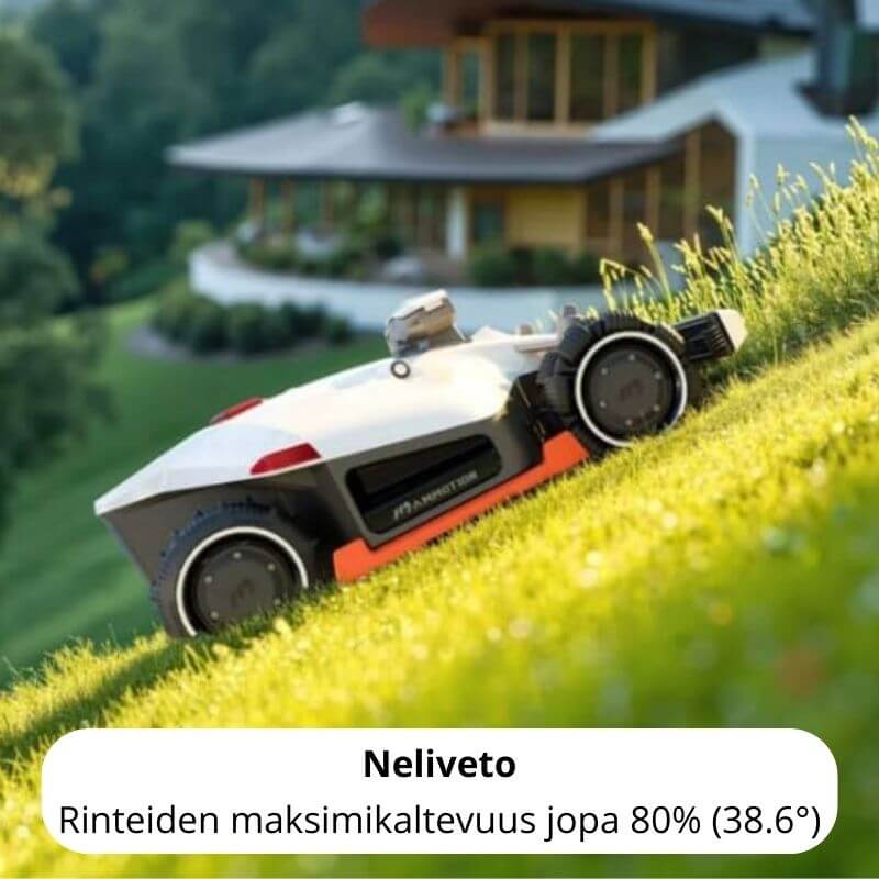 Mammotion Luba 2 3000X AWD robottiruohonleikkuri vision & RTK