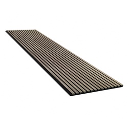 [103634027] Evella VN27 pähkinä puuviilupintainen akustiikkalevy 2400 x 600 mm