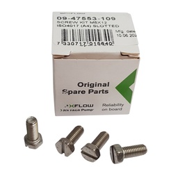 [VEN0947553109] Johnson Pump 09-47553-109 ruuvisarja, 4 kpl. M5 x 12, ruostumatonta terästä