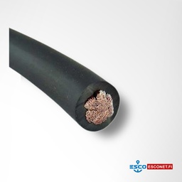 [KAB02130950/35] Akkukaapeli monisäikeinen HI-FLEX 95mm2 musta